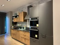 Cucina lineare in legno grigio Cucina scavolini sax offerta outlet a prezzo scontato
