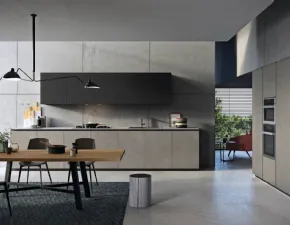 Cucina moderna lineare grigio Anta 2 Antares. Ideale per architetti! Solo 12509€.