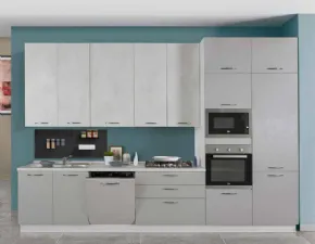 Cucina lineare moderna Cucina smart 360 h 264 micro Artigianale a prezzo scontato