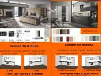 Cucina lineare moderna Kira Net cucine a prezzo ribassato