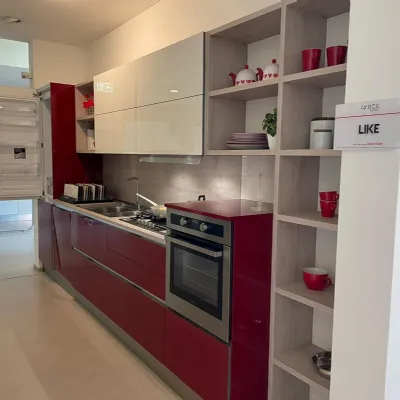 Cucina lineare moderna Like go Veneta cucine a prezzo ribassato