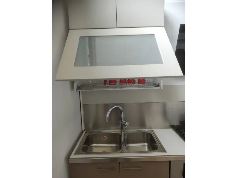 Cucina lineare U800 kristal Artigianale con uno sconto vantaggioso