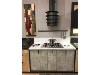 Cucina Loft industriale rovere chiaro ad angolo Snaidero