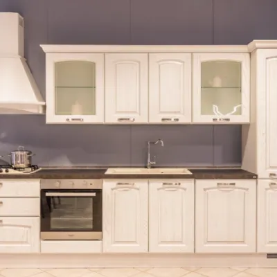 Cucina Madeline classica bianca lineare Scavolini