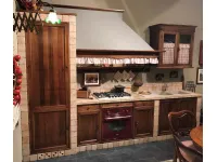 Cucina Marchi cucine country lineare noce in legno Doralice