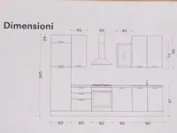 Cucina Mida moderna altri colori lineare Colombini casa