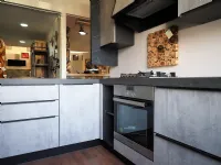 Cucina modello Cucina grigio ossido cemento industrial  Nuovi mondi cucine PREZZO SCONTATO
