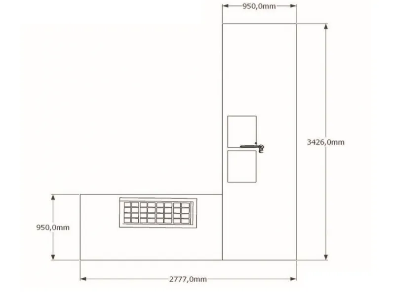 Cucina modello Matrix Varenna PREZZO SCONTATO