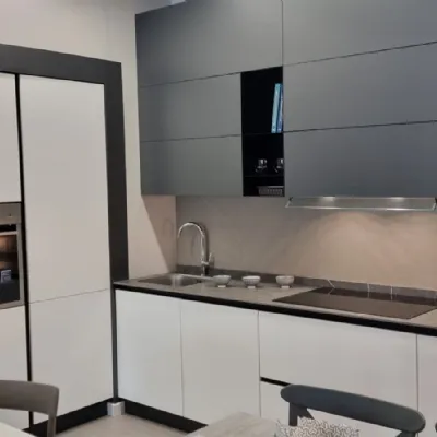 Cucina bianca moderna lineare Pop  maxi Mobilturi a soli 6600€