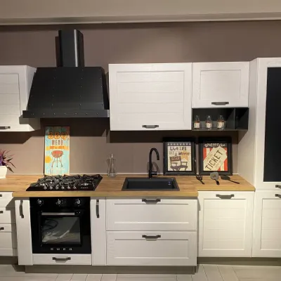 Scopri la cucina lineare industriale York Stosa a prezzo scontato!