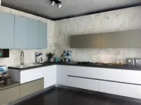 Cucina moderna ad angolo Lube cucine Immagina glaks a prezzo scontato