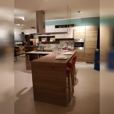 Cucina moderna ad isola Scavolini Liberamente a prezzo ribassato