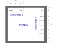 Cucina moderna bianca Astra lineare Ego scontata