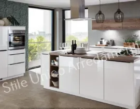 Cucina moderna bianca Colombini casa ad isola Alister a soli 8300€