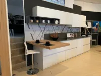 Cucina moderna bianca Doimo cucine lineare Aspen in Offerta Outlet