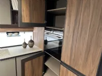 Cucina Kronos moderna noce con penisola Arredo3 scontata 60%