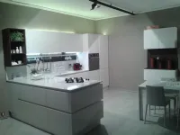 Cucina moderna con penisola Veneta cucine Cucina veneta cucine modello oyster silk a prezzo ribassato