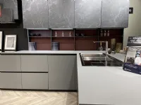 Cucina moderna grigio Stosa con penisola Stosa metropolis a soli 7400