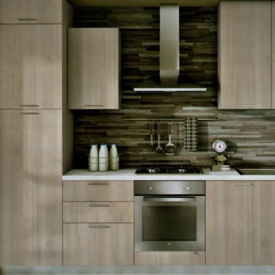 Cucina moderna lineare Artec Paragon 06 a prezzo ribassato