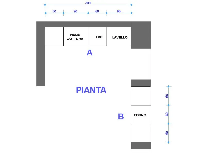 Cucina moderna lineare Astra Line  a prezzo ribassato