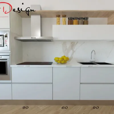Cucina moderna lineare Astra Line a prezzo scontato