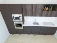 Cucina moderna lineare Astra Sp22 a prezzo scontato