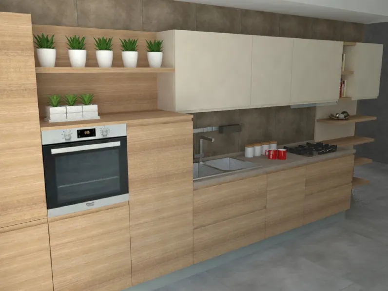 Cucina Creo Cucina moderna modello jey by creo kitchens  OFFERTA OUTLET sconto 50%