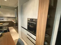 Cucina moderna noce Arredo3 lineare Kali' scontata