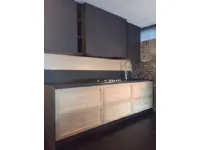 Cucina moderna lineare Ar-tre Infinity rovere nodato - paolo biordi designer a prezzo ribassato