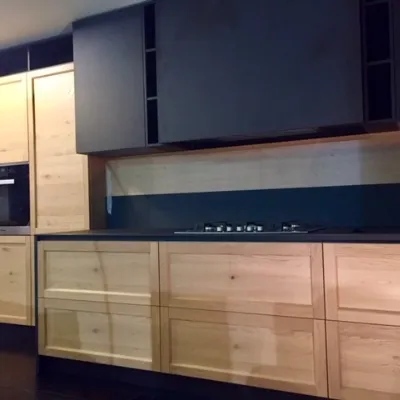 Cucina moderna lineare Ar-tre Infinity rovere nodato - paolo biordi designer a prezzo ribassato