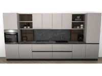 Cucina moderna tortora Arredo3 lineare Kali' in Offerta Outlet