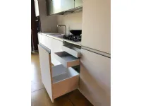 Cucina Nova cucina design lineare bianca in laccato opaco Smart