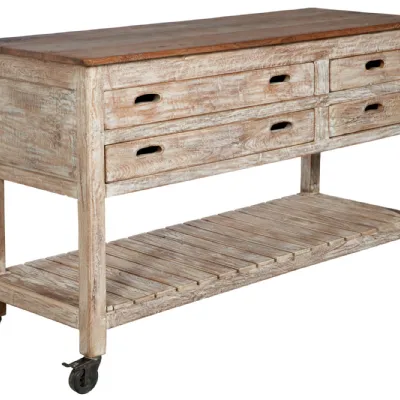 Cucina Nuovi mondi cucine Cucina isola postazione lavoro shabby chic  OFFERTA OUTLET