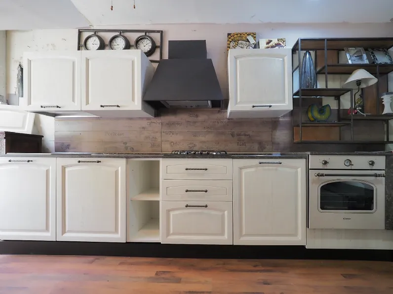 CUCINA Nuovi mondi cucine shabby chic con basi sporgenti PREZZO OUTLET