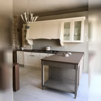 Cucina Kaly bianca classica Oldline scontata 65%.