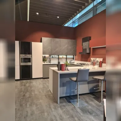 CUCINA Prezioso con penisola Sa 196 metropolis SCONTATA 64%
