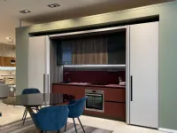 Cucina lineare moderna rossa Scavolini Boxlife a soli 15500