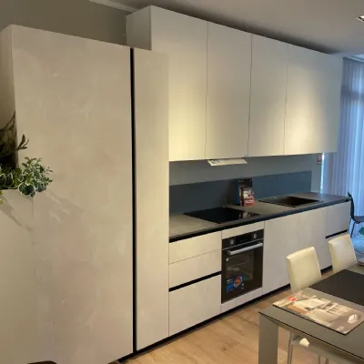 Cucina moderna bianca Scavolini lineare Cucina scavolini lumina scontata a soli 10150€