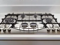 Cucina Scavolini design con penisola grigio in laccato opaco Foodshelf