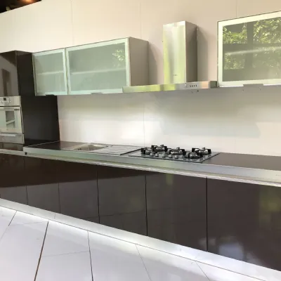 Cucina Scic moderna lineare altri colori in laminato lucido Montecarlo