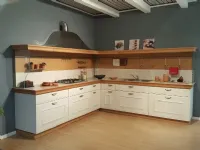 Cucina Snaidero moderna ad angolo bianca in laccato opaco Gioconda