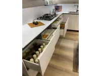 Cucina ad angolo Orange Snaidero con uno sconto vantaggioso