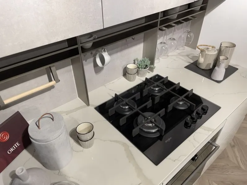 CUCINA Stosa ad angolo Stosa cucine mod. aleve+ infinity SCONTATA 59%