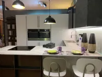 Cucina Stosa cucine moderna con penisola altri colori in laminato materico Metropolis