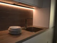 Cucina Stosa cucine moderna lineare bianca in laccato opaco Bring