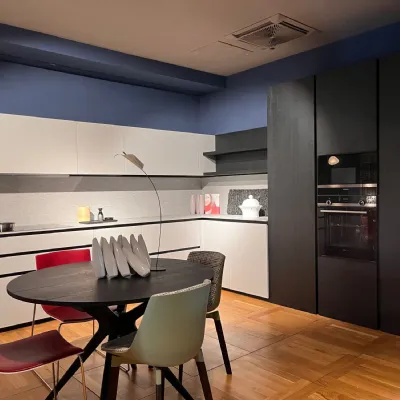 Cucina moderna Zampieri Axis012 ad angolo a 14900€. Un'architettura di stile!