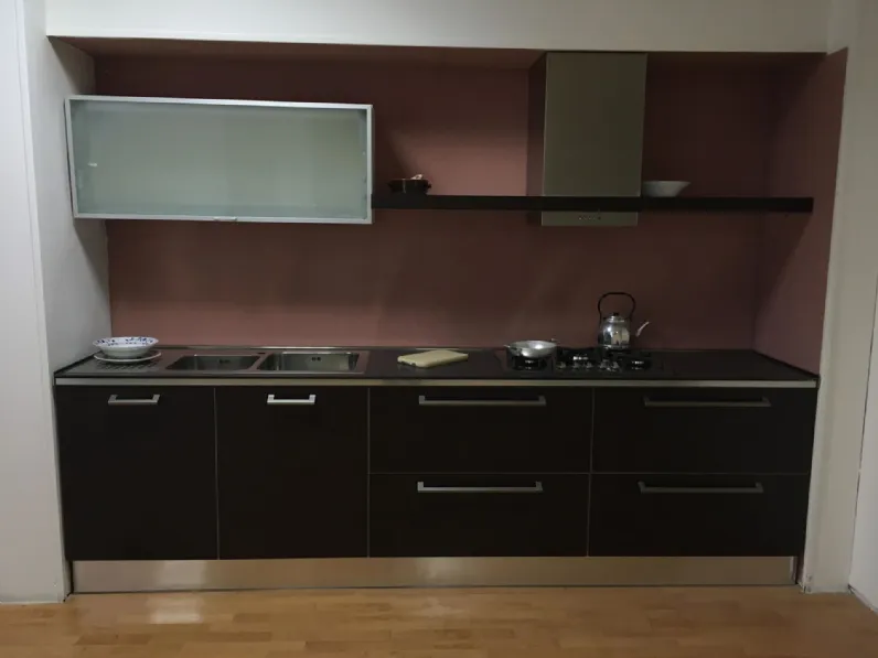 OFFERTA cucina lineare MARA CUCINE STORE  misura 300cm + doppia colonna 90cm