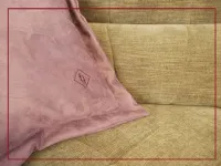 Divano angolare tessuto in poliuretano  Franco ferri a prezzo Outlet