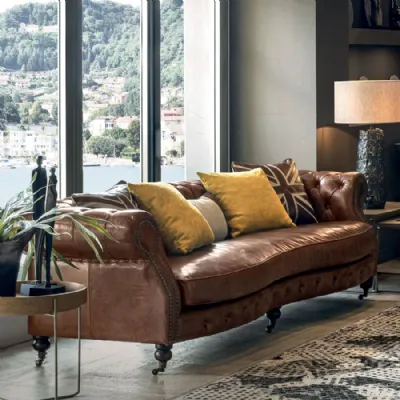 Divano Belfast Dialma Brown in Offerta Outlet a 4105€!