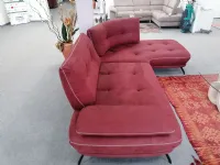 Divano angolare in Tessuto Max divani a prezzo ribassato